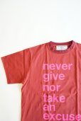 画像3: 【THOMAS MAGPIE（トーマスマグパイ）】BIG T-shirt Never give