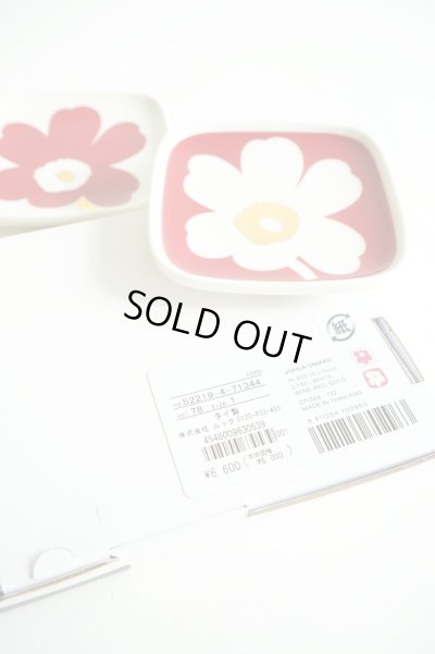 画像5: 【marimekko（マリメッコ）】Juhla Unikko プレートセット 10x10cm