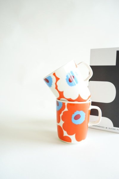 画像1: 【marimekko（マリメッコ）】Unikko マグカップセット