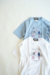 【gol.（ゴル）】rinneコラボ ルーズサイズTシャツ《ITALIA》