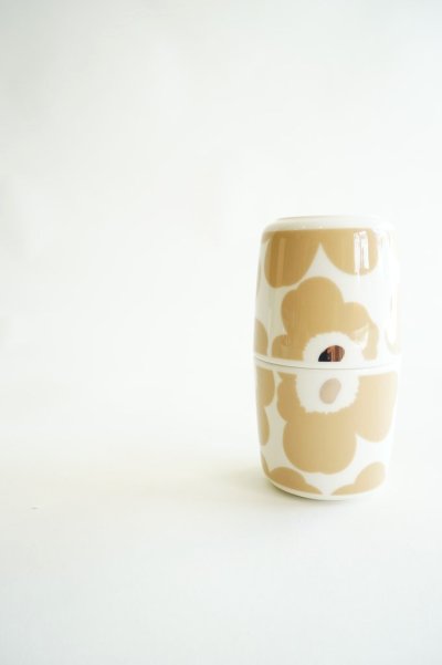 画像1: 【marimekko（マリメッコ）】Unikko コーヒーカップセット(ハンドルなし)【日本限定】