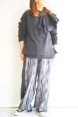 画像9: 【Kittle.（キトル）】CUT JACQUARD STRIPE EASY PANTS