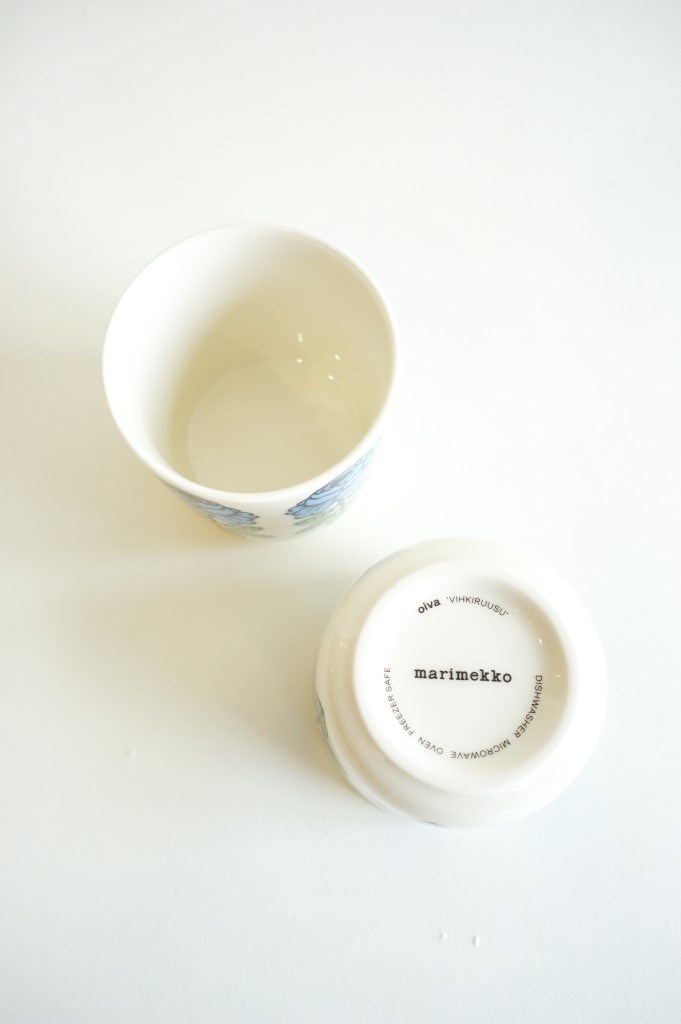 画像: 【marimekko（マリメッコ）】Vihkiruusu コーヒーカップセット(ハンドルなし)【アジア限定】